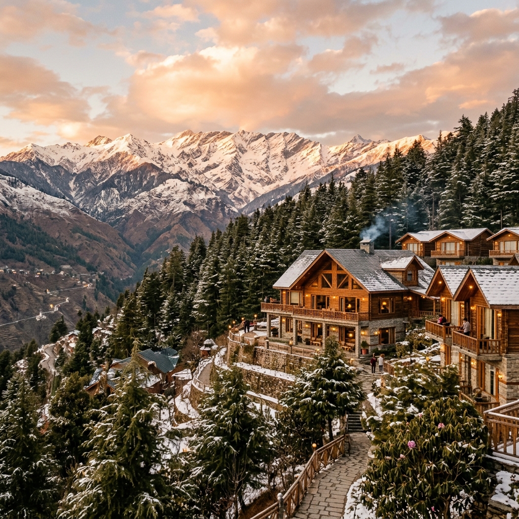 Resort nestled in Shimla pine forest